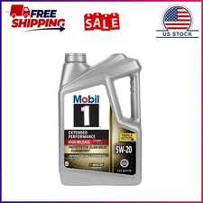 Mobil 1 Extended Performance High Mileage Full Synthetic Motor Oil 5W-20, 5 Qt