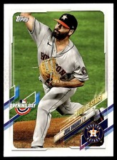2021 Topps Opening Day Jose Urquidy Houston Astros #95
