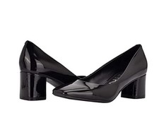 Calvin Klein Women's Alanta Square Toe Dress Pumps, Black Size 7.5 New