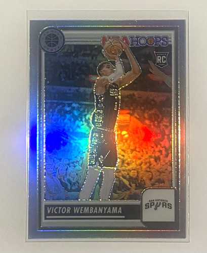 Panini 2023-24 NBA Hoops Premium Stock Victor Wembanyama Spurs RC #108 Prizm