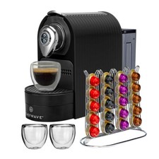 ChefWave Espresso Machine for Nespresso Compatible Capsules – Black