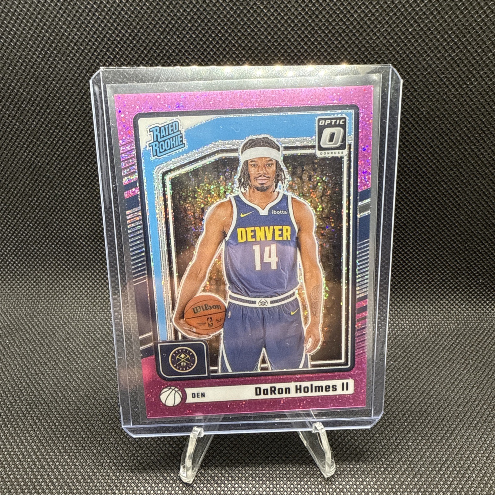 2024-25 Panini Donruss Optic - Daron Holmes Pink Glitter 111/275 #262