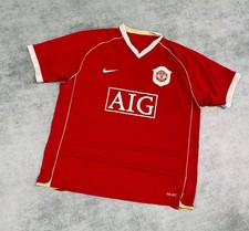 VTG Nike Manchester United 2006 Home Football Shirt Soccer Jersey Men's Size XL