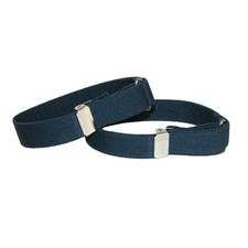 CTM Elastic .75 Inch Wide Solid Color Adjustable Sleeve Garter