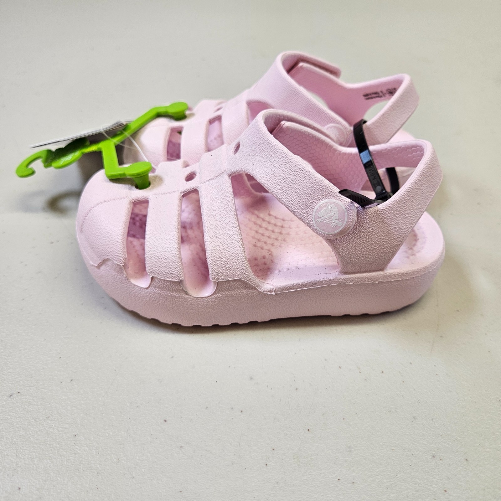 Crocs Classic Fisherman T Kids Sandals Pink C7 EU23-24 Lightweight Summer