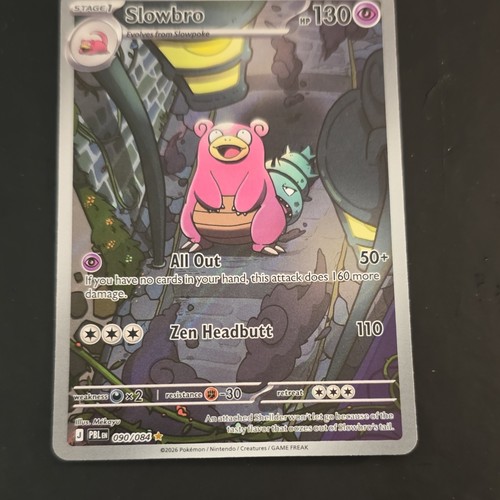 The Pokémon Company Pokémon TCG Slowbro 090/084 Paldean Fates IR Reverse Holo