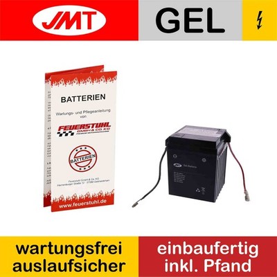 Yamaha RS 100 /DX, 1977-1981 (1Y8) Batterie GEL, wartungsfrei (inkl 7,50  Pfand)