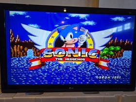 SEGA Genesis Model 1 MK-1601 Console Altered Beast Bundle + 9 Games Sonic NHL