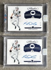 2018 Flawless Sam Darnold Rookie Auto 1/15 & 15/15 Sapphire & Autograph SEAHAWKS