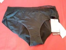 NWT THINX Period Underwear Panties 3XL Black Lace Top Hiphugger Super Absorbent