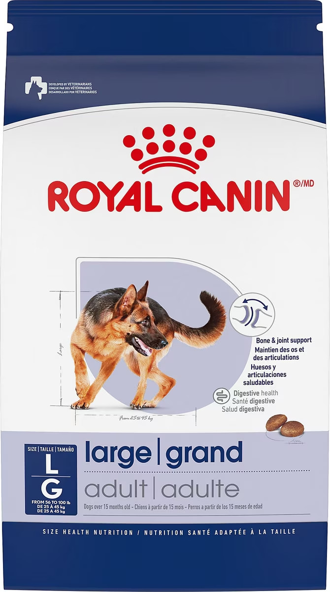 Royal Canin Size Health Nutrition Large Adult Dry Dog Food, 