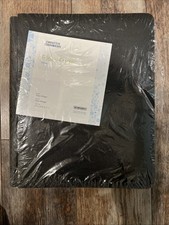 Creative Memories Flex-Hinge Album 9.5 x 11.5 Black Shimmer, Shrinkwrap Torn