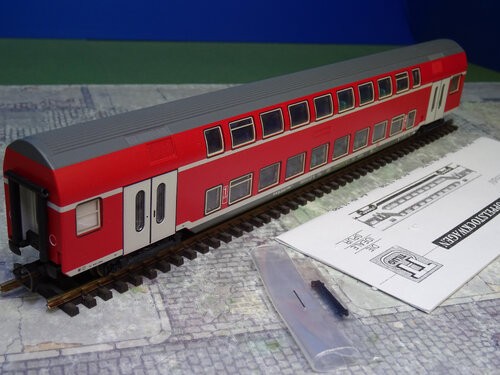 Tillig 13794 Doppelstockwagen Rot 1./2.Klasse DBAG TT 1:120 Top Zustand TTR69 | Zustand: Neu