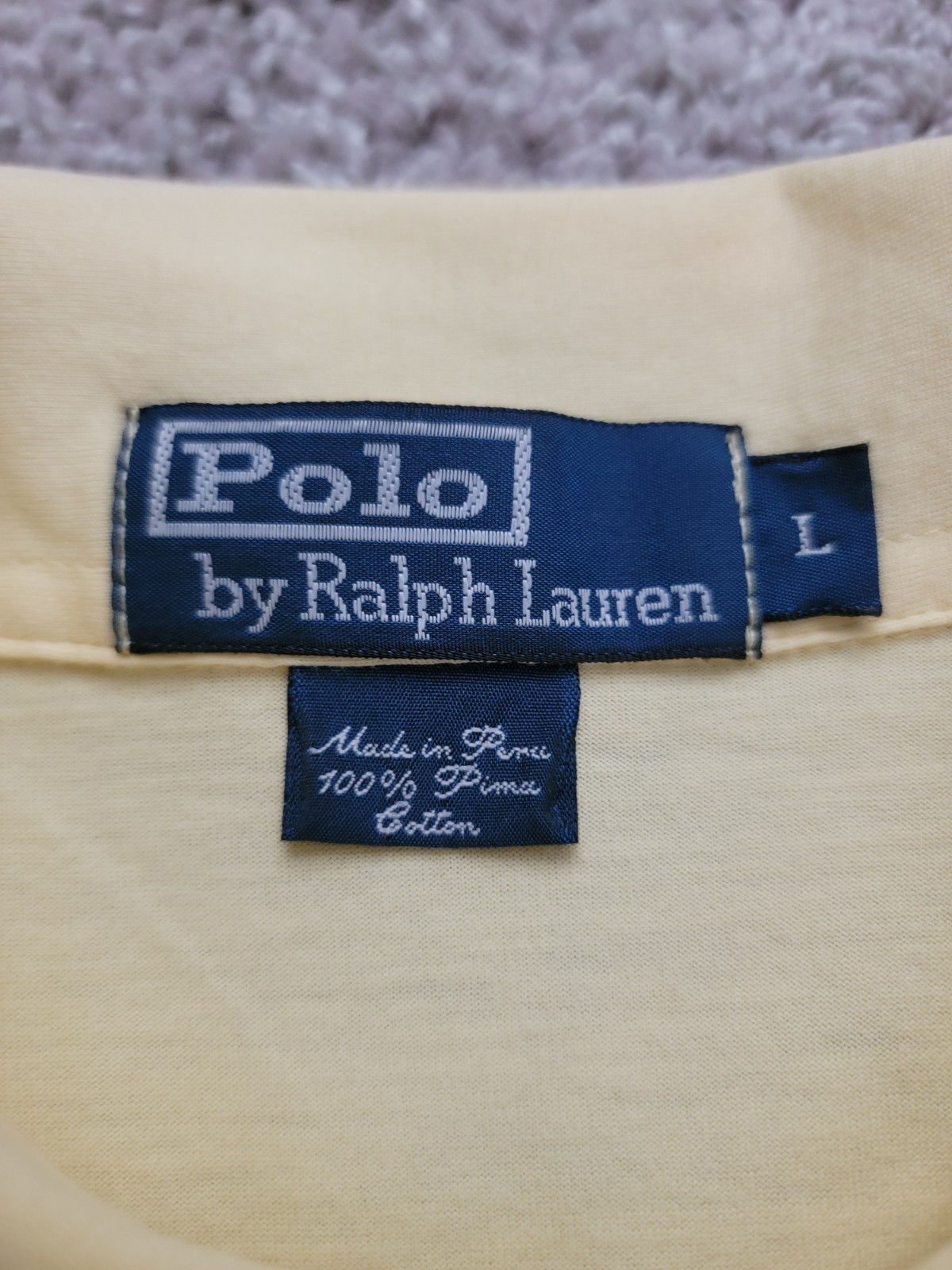 Vintage Polo by Ralph Lauren Men’s Yellow Polo Sh… - image 3