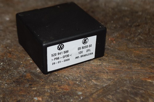 Original VW Fox 5Z0941589 Relais Licht Modul Steuereinheit schwarz