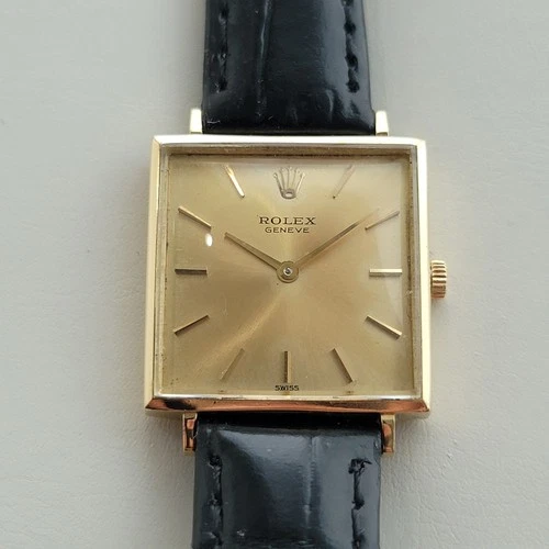Rolex Cellini 3643 18k Gold  23mm Ladies 1960s Manual Wind Dress Watch RA637