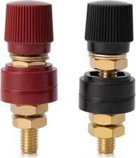 2 Pack 5/16 Inch Battery Terminal Stud Remote Battery Binding Post Power Junctio