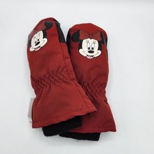 H M Red Minnie Mouse Mittens 2-4 Year NWOT Disney Winter Thinsulate Gorpcore