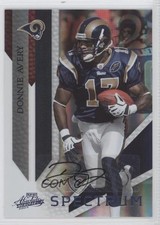 2009 Playoff Absolute Memorabilia Spectrum Platinum 15/25 Donnie Avery Auto 9bp