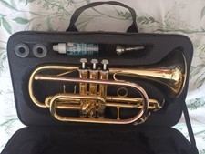 SMS Academy Wind Instruments "Scholarship Series" Cornet. With Case And Oil..