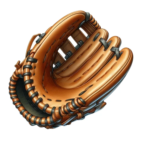 Baseball Glove Self Adhesive Vinyl Sticker