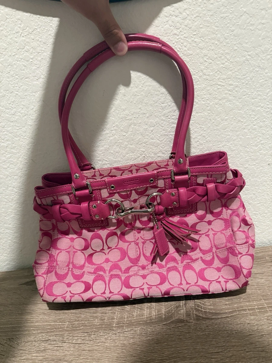 【美品】COACH コーチ ハンプトンズ ジャッキー トートバッグ ピンク Coach Hampton Tote Pink Bags & Handbags for Women for sale | eBay