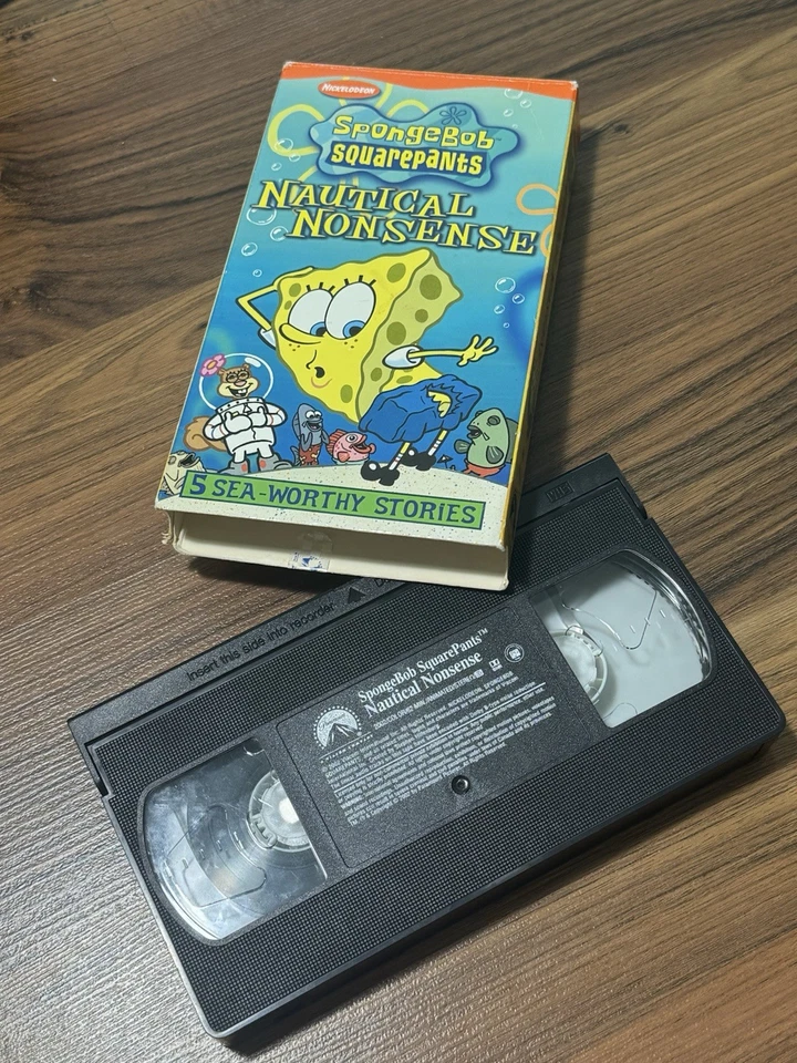 Spongebob Squarepants Nautical Nonsense 5 Sea Worthy Stories VHS (2002) GUC - Image 3 of 4