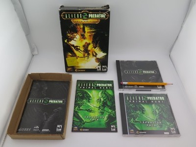 Aliens Vs Predator 2 Gold Edition Primal Hunt Expansion Pack Complete In Box CIB