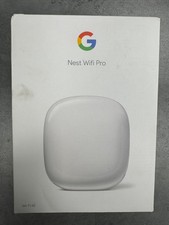 Google Nest WiFi Pro 6E GA03030 Whole Home Coverage Mesh Router Snow