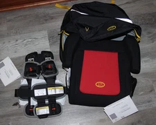 RideSafer - XSmall Black, Lightweight, Compact, with booster seat, new