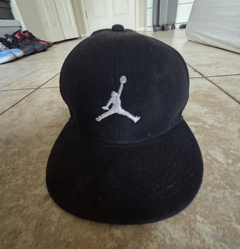 Jordan Jumpman Snapback Hat Cap Adjustable Black Red White Unisex Adults