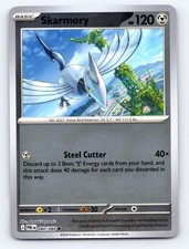 Skarmory 060/084 Common Pitch Black Pokemon Reverse Holo Lightly Played