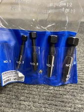 Rennsteig 9R 471 900 3 Screw Extractor Double Edge Set in Vinyl Pouch, Size 2-5