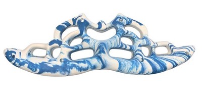 Baby Fun Hangboard Rock Climbing Fingerboard Climbing Training Board White/Blue