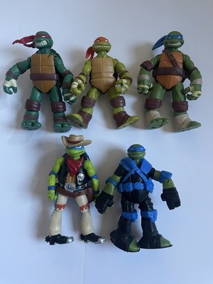 4x Teenage Mutant Ninja Turtles Action Figure Lot 2012-23 Playmates Toys TMNT