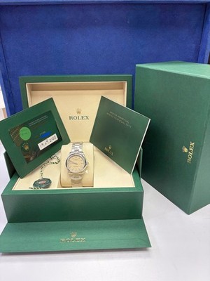 *NEW 2025*Rolex Oyster Perpetual 277200 Beige Dial 31mm Oyster Box And Papers
