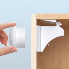 Child Safety Magnetic Cabinet Locks, 12 Pack 3 Keys Baby Proofing Magnetic Dr...