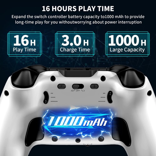 Controller di gioco 3 in 1 (Bluetooth/2.4G/cablato) per PS4/PC/iOS/Android - Foto 9 di 21