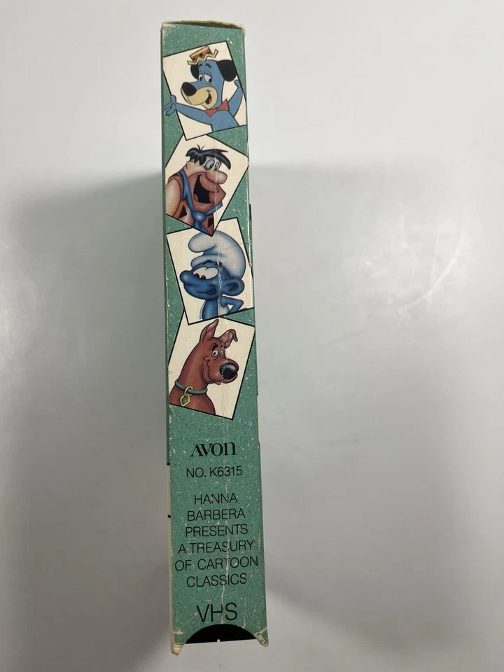 Cartoon Classics - Smurfs,  Scooby Doo, Flintstones huckleberry VHS tape 1987  - Image 4 of 4