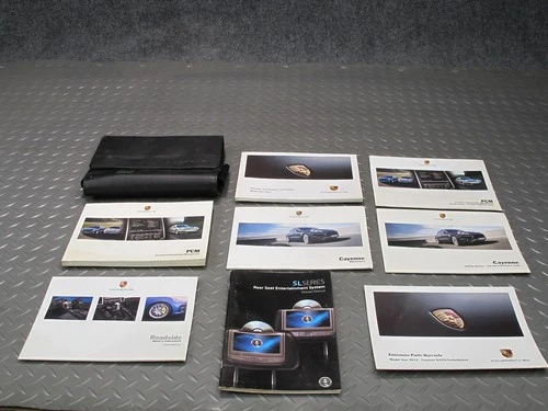 2012 PORSCHE CAYENNE 958 OWNERS OPERATOR BOOK MANUAL GUIDE SET W/ CASE SET