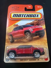 2025 Matchbox 108/125 2024 CHEVY SILVERADO EV Red New Model Near Mint