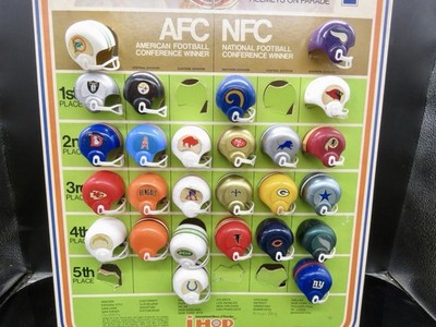 IHOP 1973 NFL Complete 26 Mini Football Helmet Display Plus Many Extra Helmets | eBay IHOP 1973 NFL Complete 26 Mini Football Helmet Display Plus Many Extra Helmets | eBay