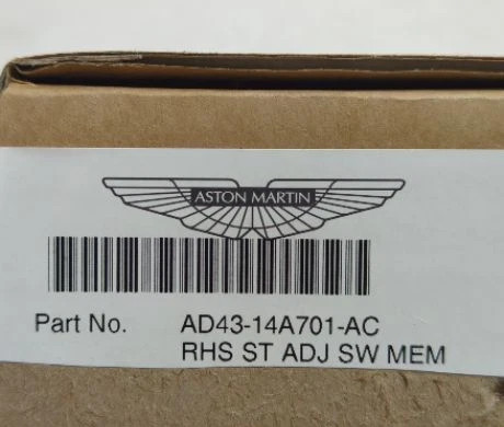 New OEM Aston Martin RH Power Seat Switch 2010-2019 Rapide AD43-14A701-AC memory