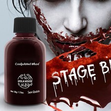 1Pc Fake Blood Masquerade Halloween Festival Makeup 50g Realistic Gore Effects