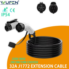 WUFEN 32A 2M/5M/10M Veicolo Elettrico J1772 Cavo Di Prolunga Di Ricarica J1772 S