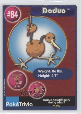 Doduo (Collectible Movie Scene #6) Perforated #84 1999 0l4h
