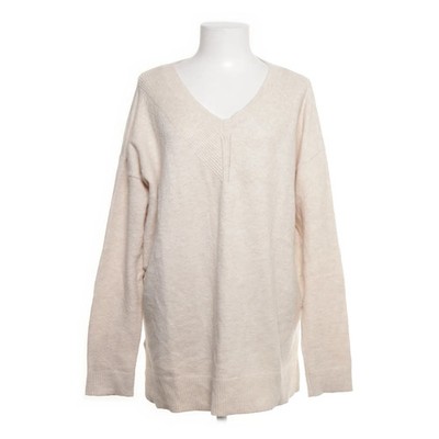 Comma, Strickpullover, Größe: M, Beige, Einfarbig, Feinstrick, Damen #fRA