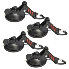 4PCS Suction Cups Heavy Duty with Hooks,Outdoor Strong Suction Cup Wall Anchor 