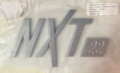 Mastercraft Boats Decal Designator Chrome NXT22 2020 New