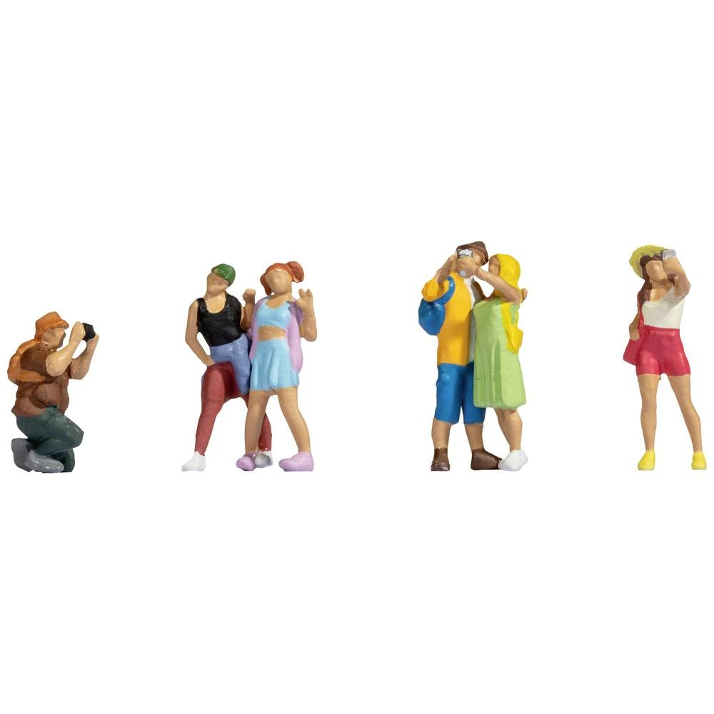 Touristes peints debout NOCH N pour rompre la monotonie de vos paysages miniatures